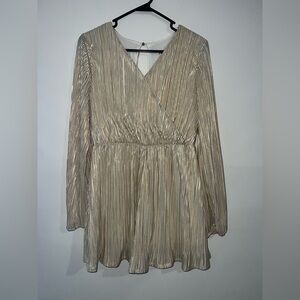 Gold romper Jolt sparkle nye size small